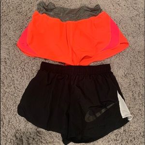 Both pairs of shorts